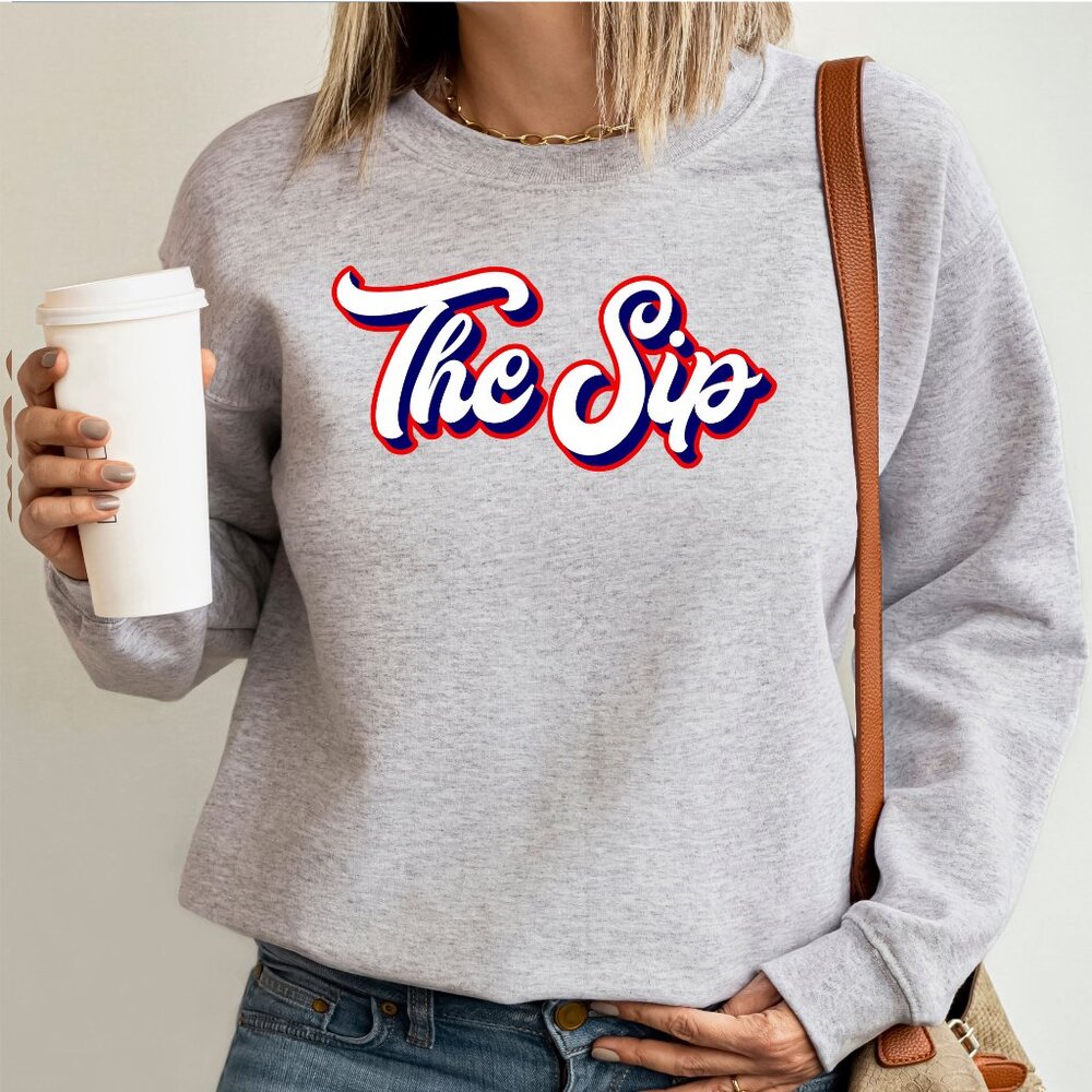 The Sip Mississippi crewneck sweatshirt Ash